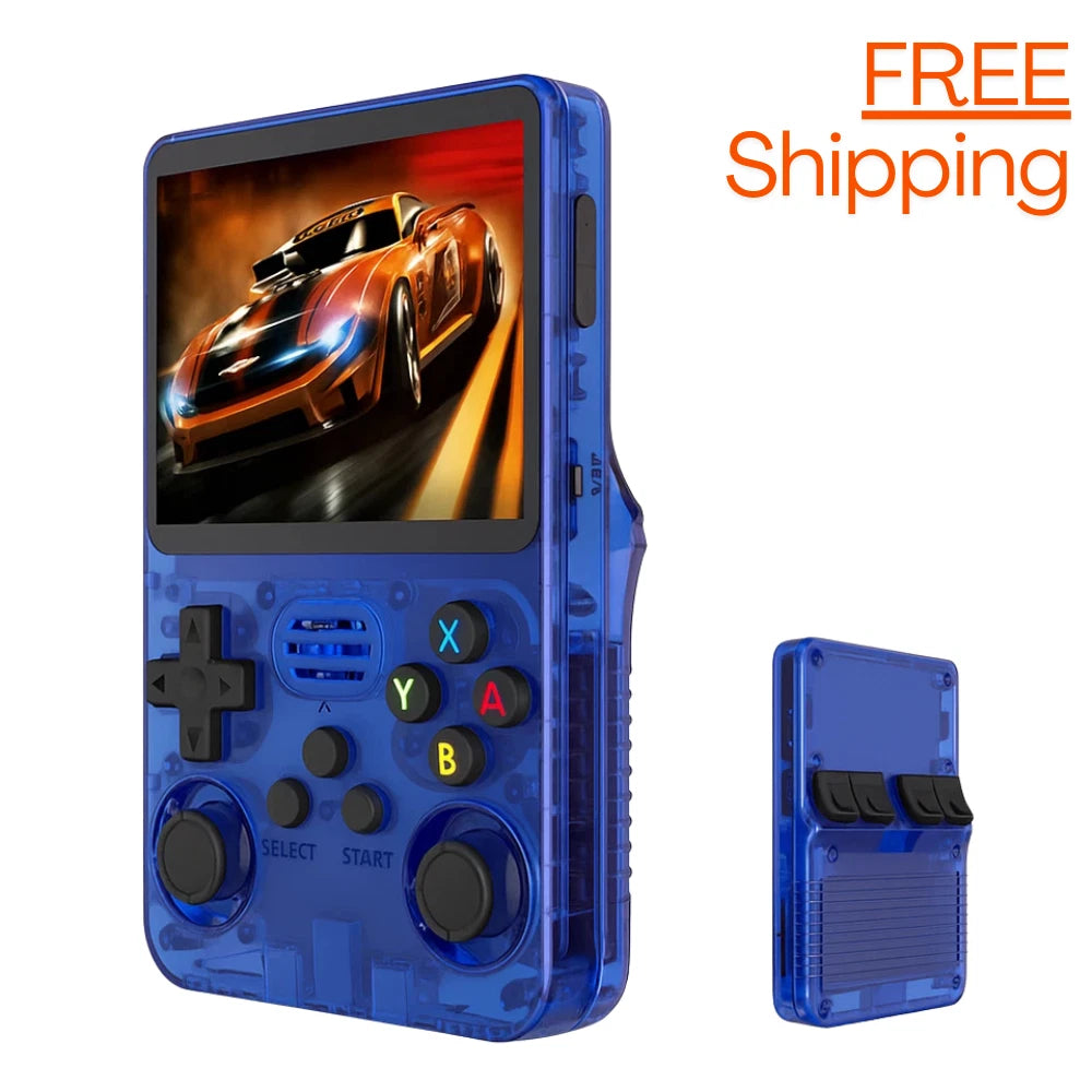 R36S Retro Handheld Video Game Console 3.5" IPS Portable Emulator 64GB 128GB